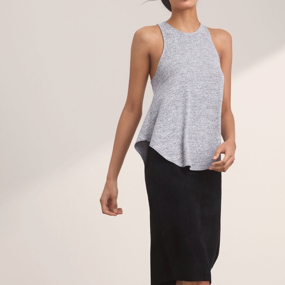Aritzia Wilfred Free Burnette Tank Top Gray - Picture 2 of 6